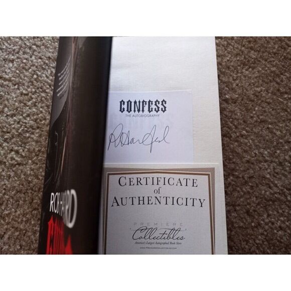 ROB HALFORD CONFESS SIGNED BOOK Hardcover COA 1ST Edition Autograph Judas Priest - Picture 3 of 6